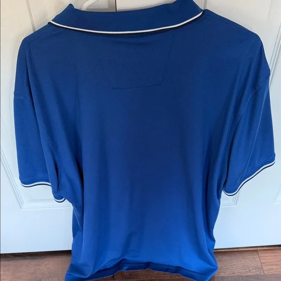 Nautica Classic Blue Navtech Polo Shirt - Picture 3 of 3